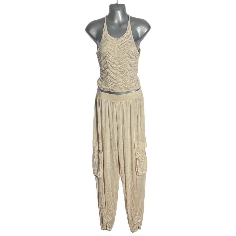 La Bijou Crop & Cargo Set • NWT • Size Large • Matching Co-ord